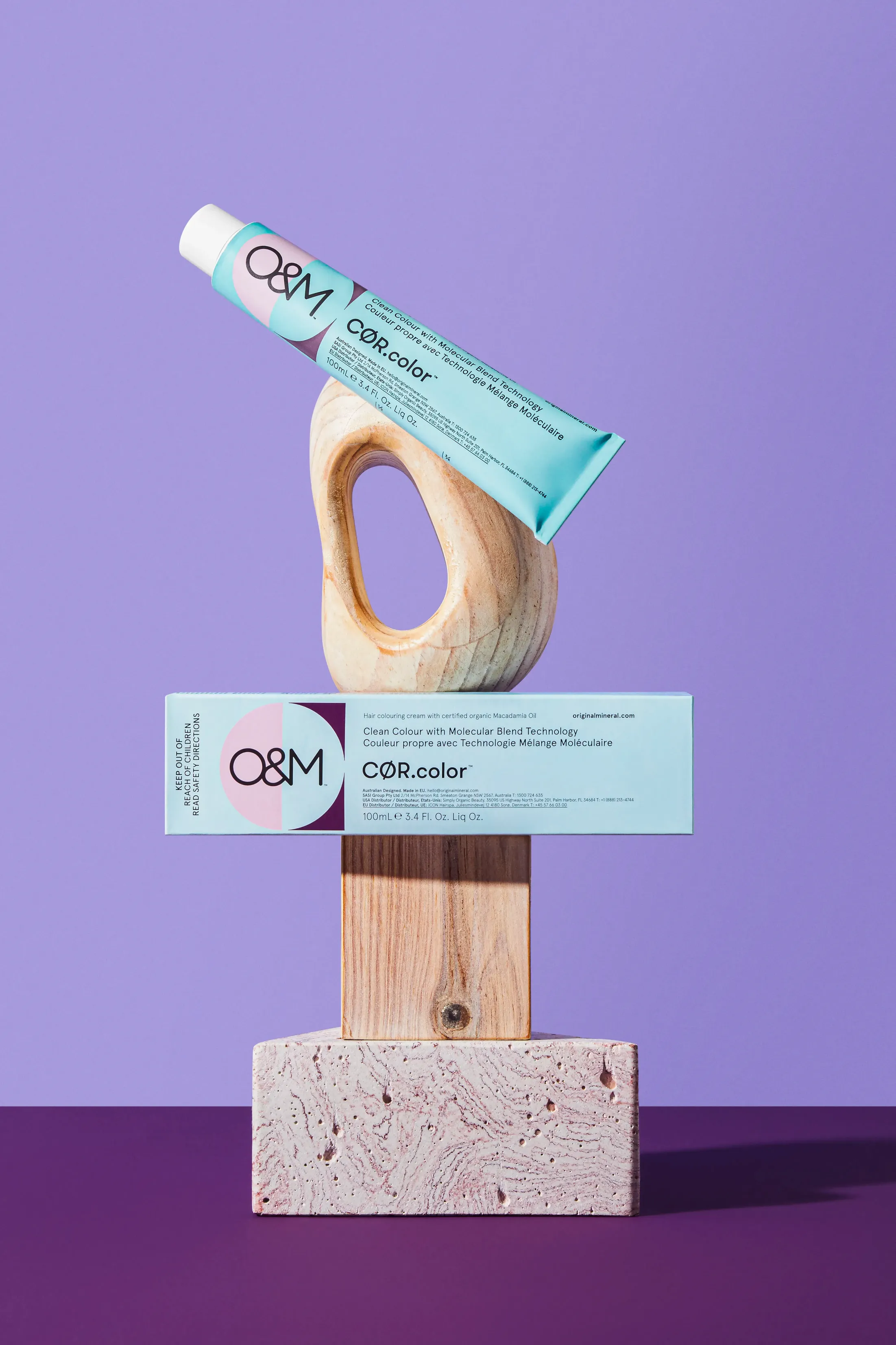 COR.color Крем-краска для волос 7.1 Пепельный блонд, 100г