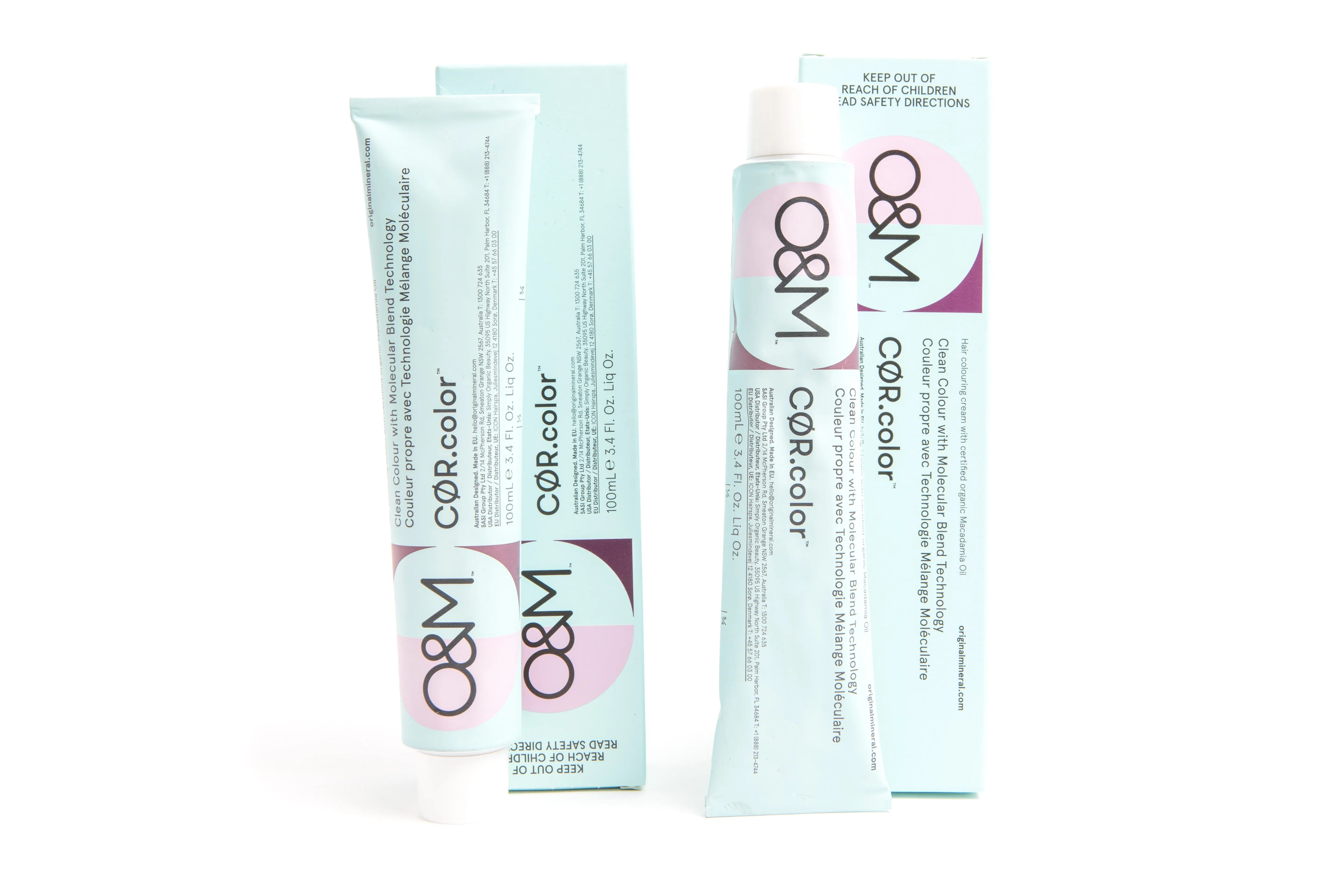 COR.color Крем-краска для волос 44.19 Матово-пепельный коричневый, 100г