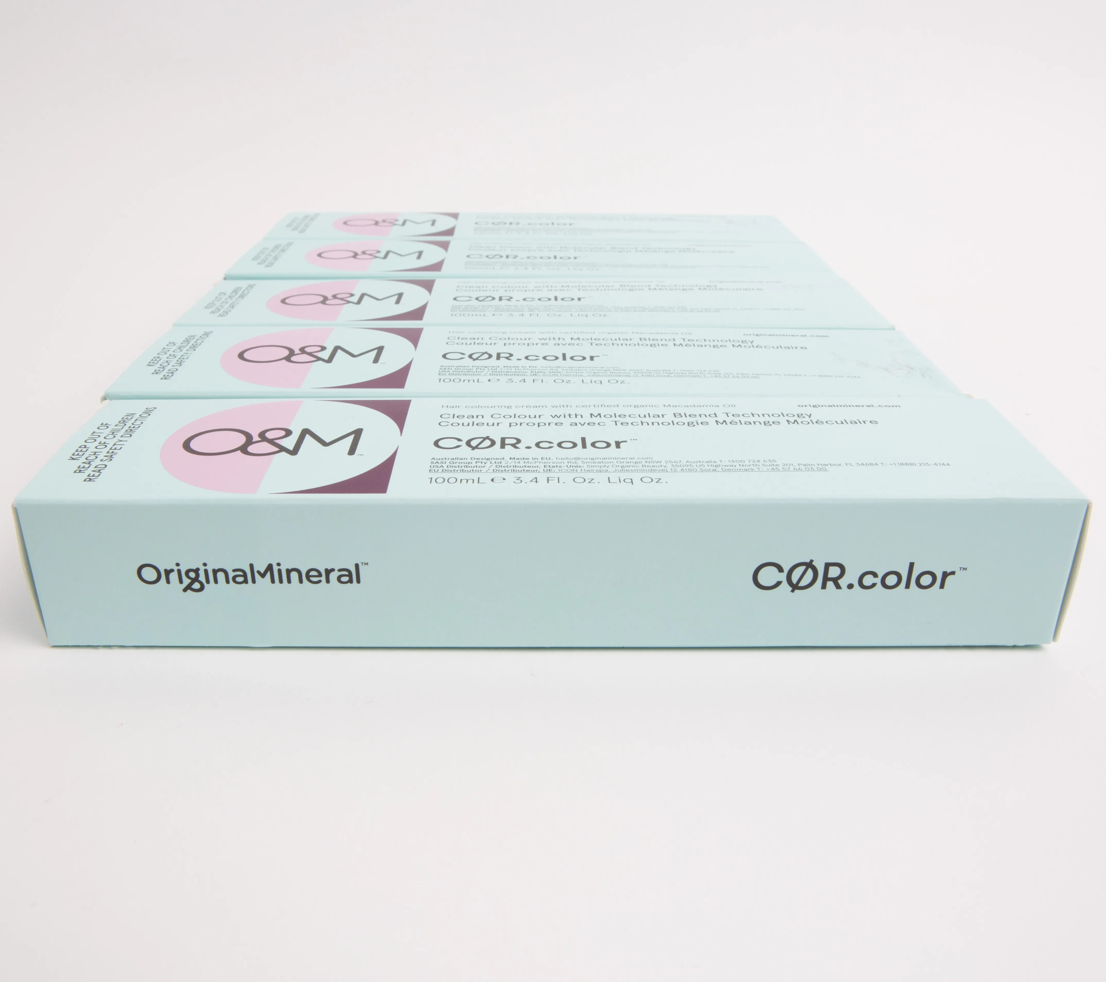 COR.color Крем-краска для волос 44.19 Матово-пепельный коричневый, 100г