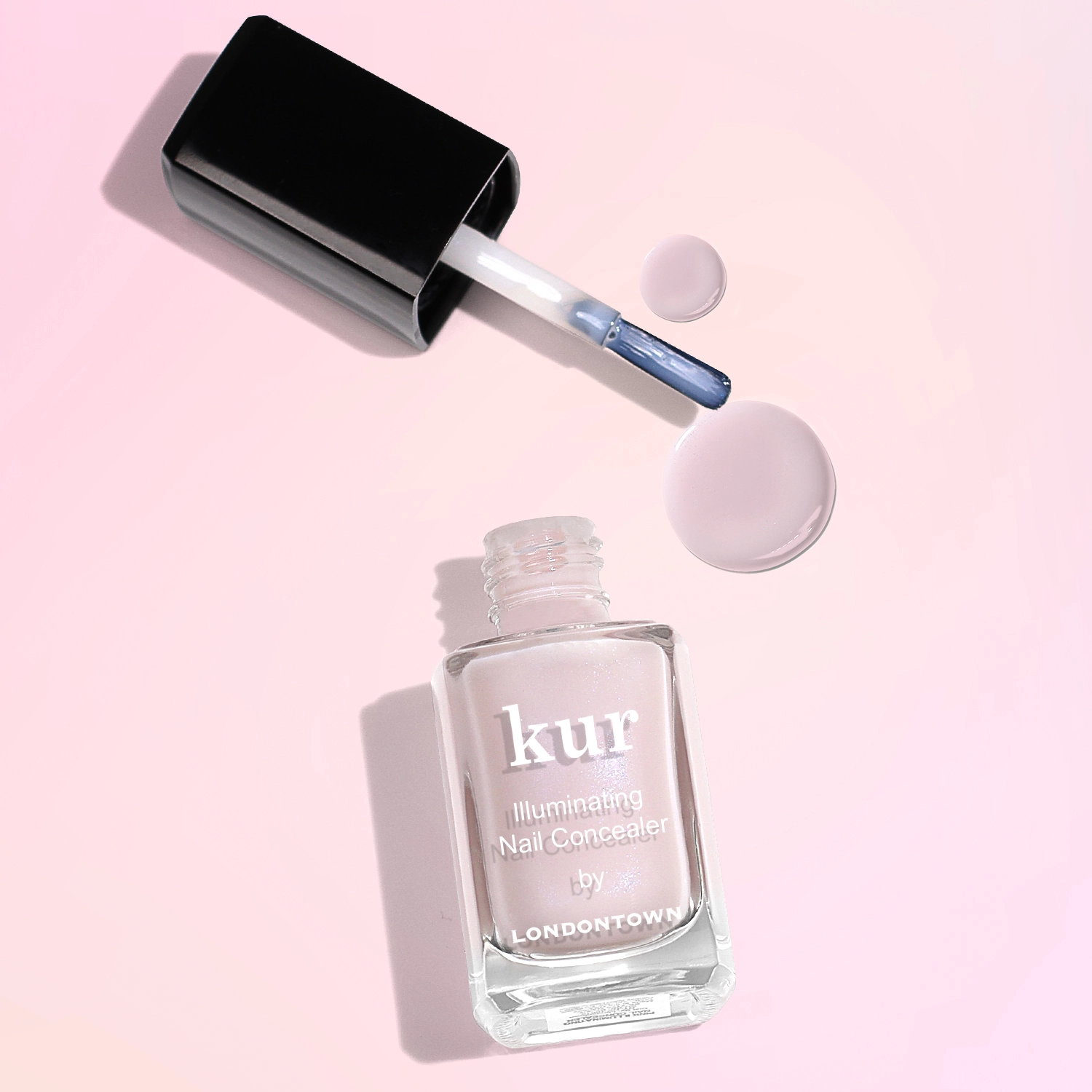 kur Универсальная база-консилер для ногтей с розовым оттенком, 12мл