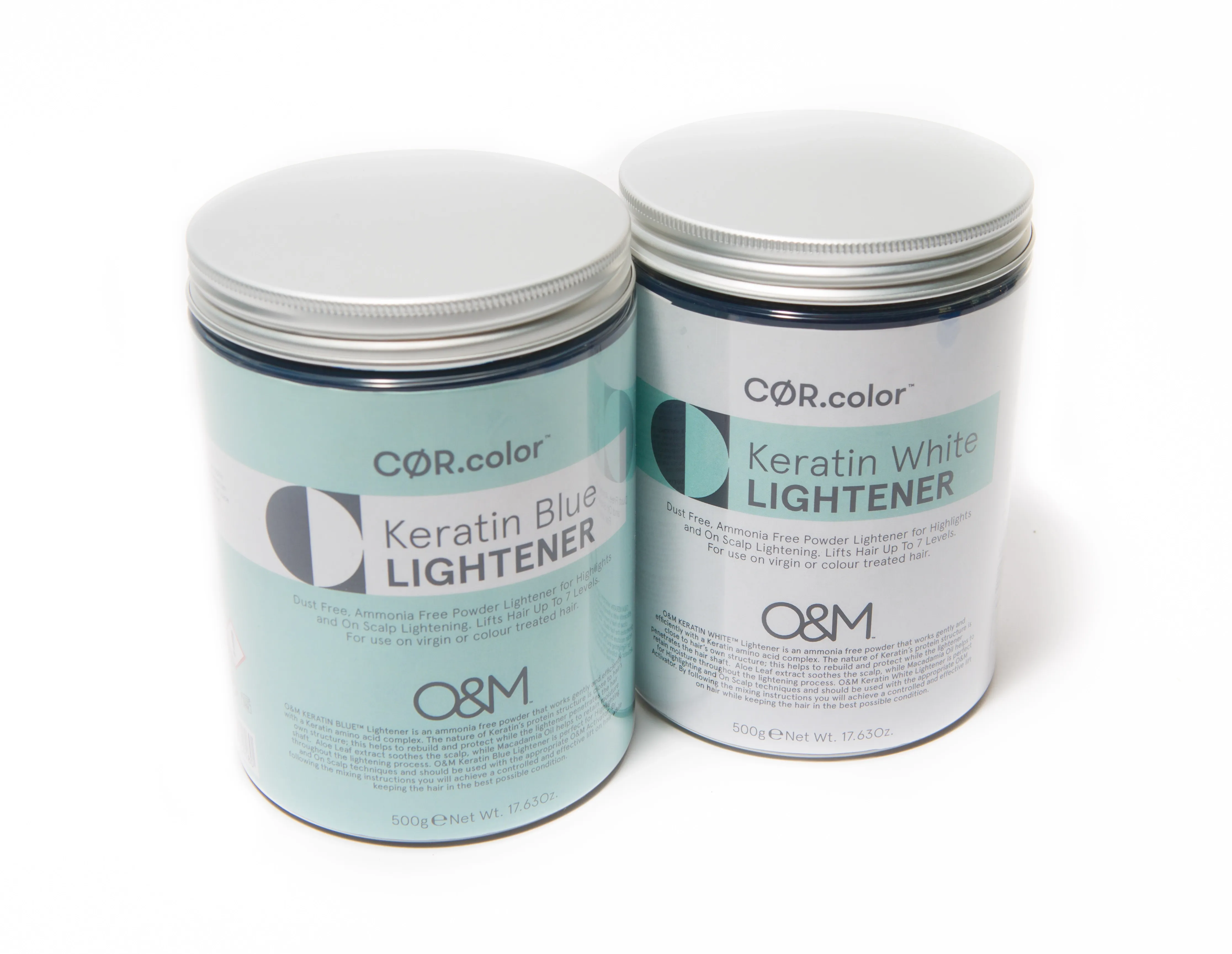 Синяя осветляющая пудра COR.color с кератином, 500г