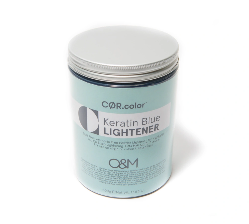 Синяя осветляющая пудра COR.color с кератином, 1000г