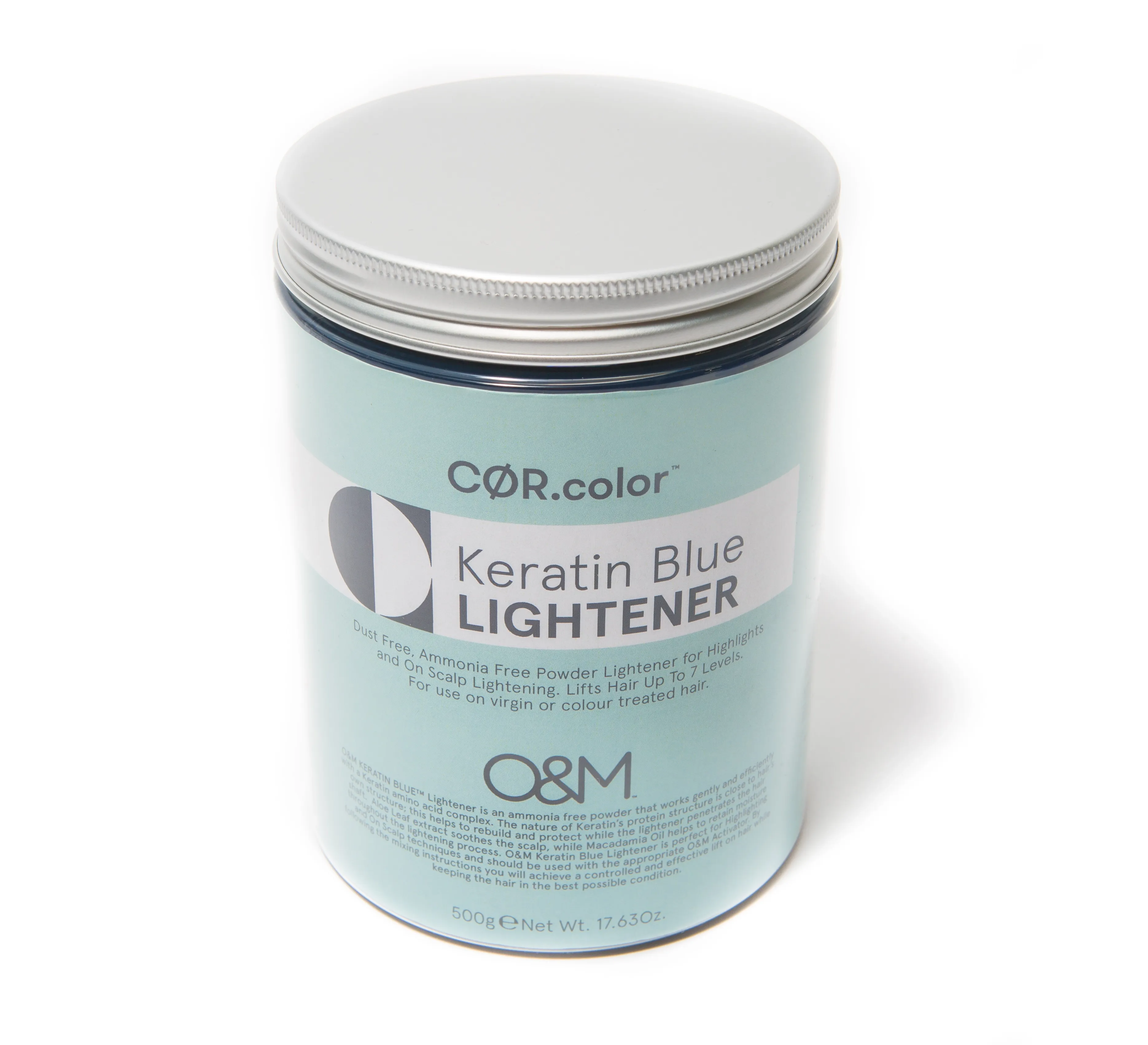 Синяя осветляющая пудра COR.color с кератином, 500г