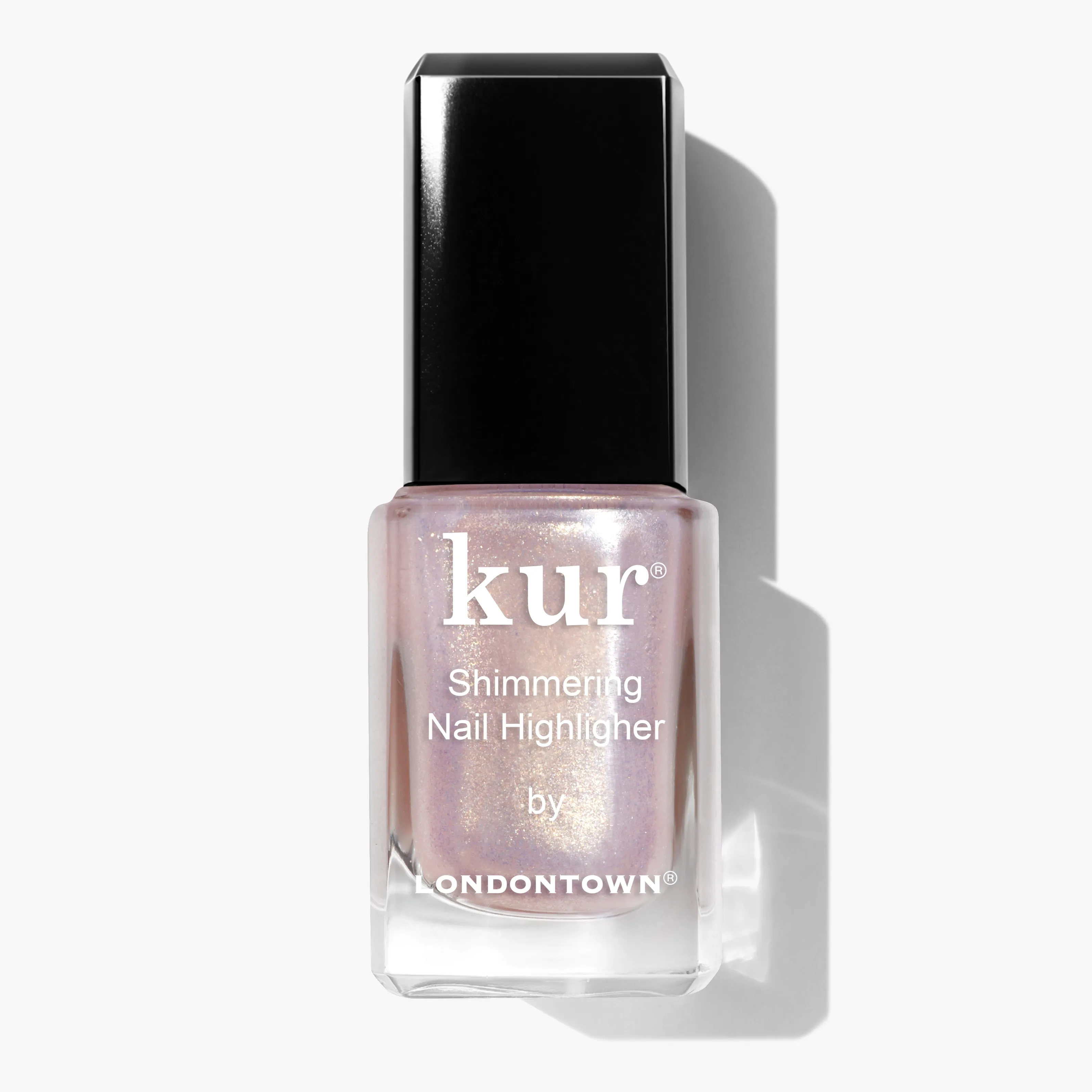 kur Shimmering Nail Highlighter Sunkissed / kur Мерцающий хайлайтер для ногтей Блики солнца, 12 мл,