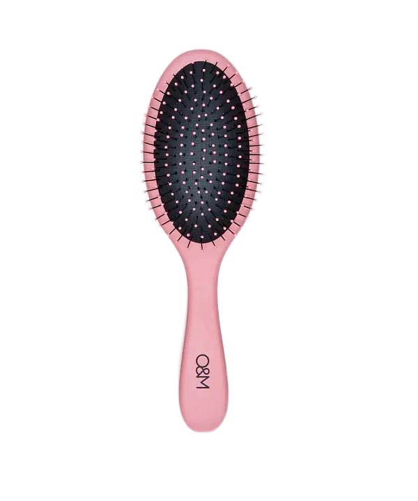 O&M Detangler Brush Pink