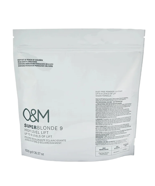 O&M SUPER BLONDE High Level 9 Lift Powder Lightener
