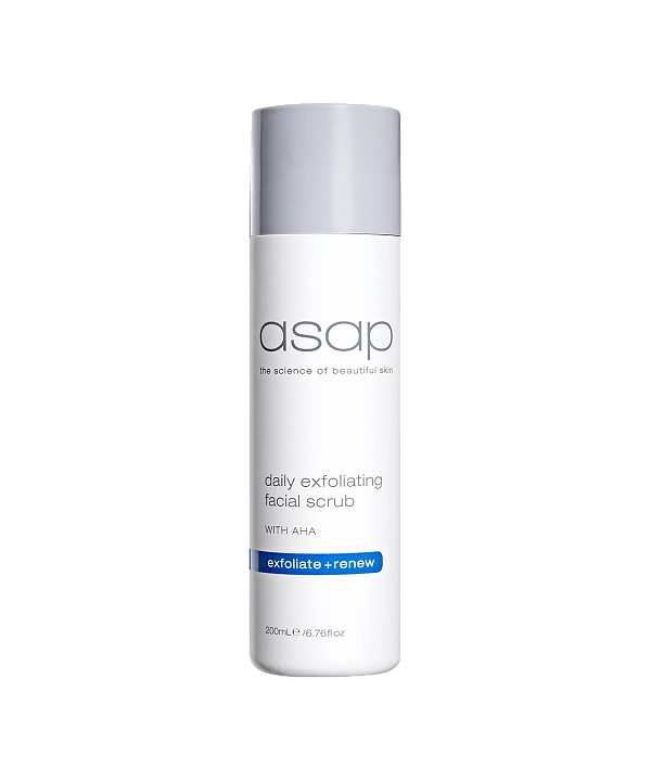 asap daily exfoliating facial scrub
