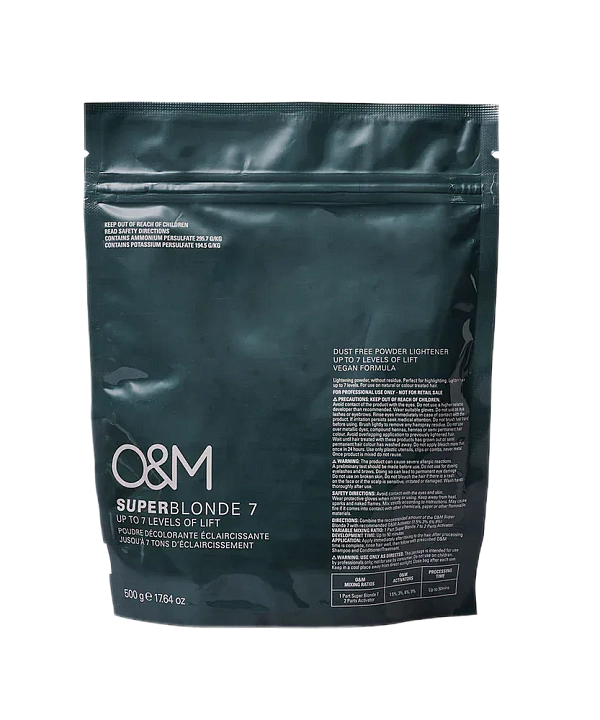 O&M SUPER BLONDE Level 7 Powder Lightener
