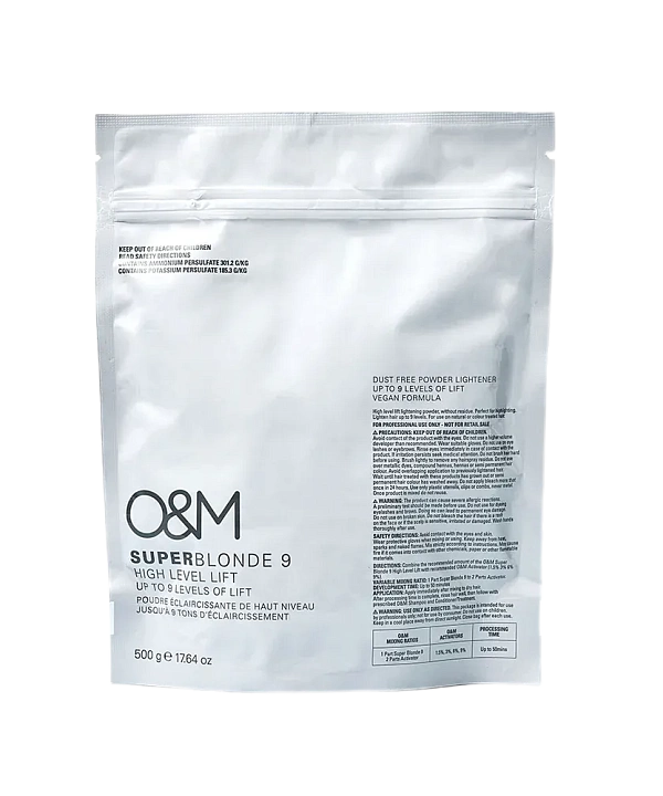 O&M SUPER BLONDE High Level 9 Lift Powder Lightener